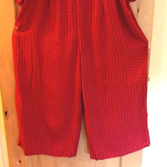 NWT Knox Rose Puff 3/4 Sleeve Jumpsuit.  Cottagecore, Tomato Girl - Picture 5 of 13